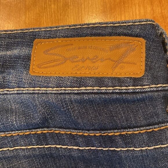 Seven 7 jean shorts long length size 6 - Picture 5 of 8